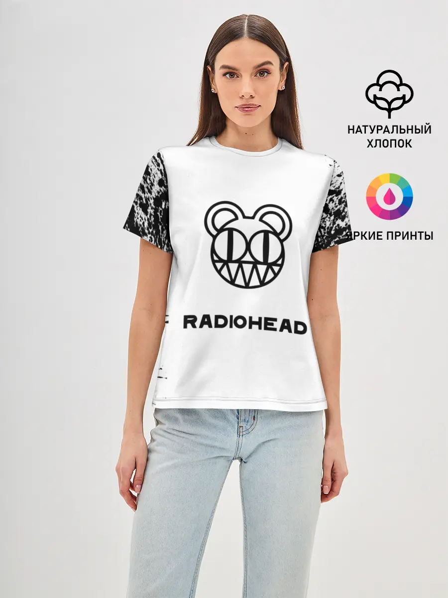 Женская базовая футболка / radiohead