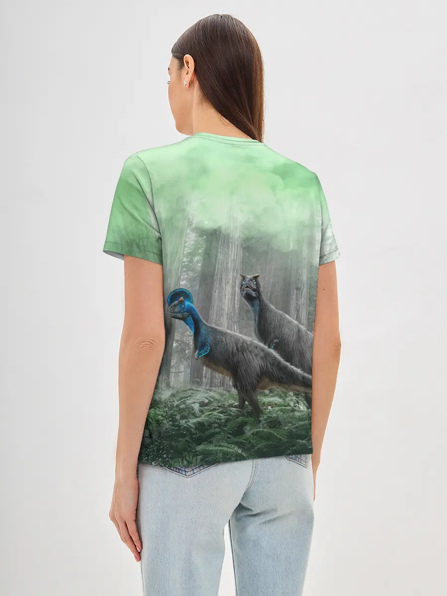 Женская базовая футболка / Jurassic World | Мир Юрского периода