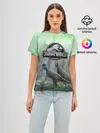Женская базовая футболка / Jurassic World | Мир Юрского периода