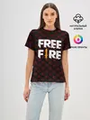 Женская базовая футболка / FREEFIRE | PATTERN GARENA