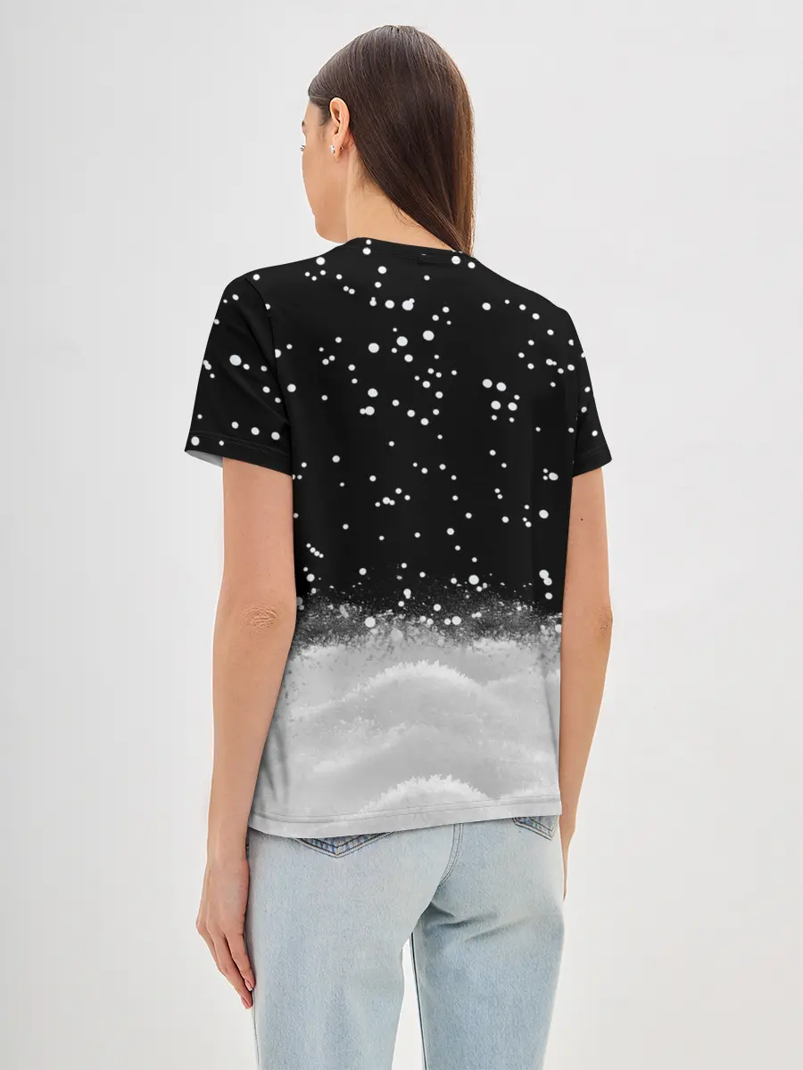 Женская базовая футболка / Енот