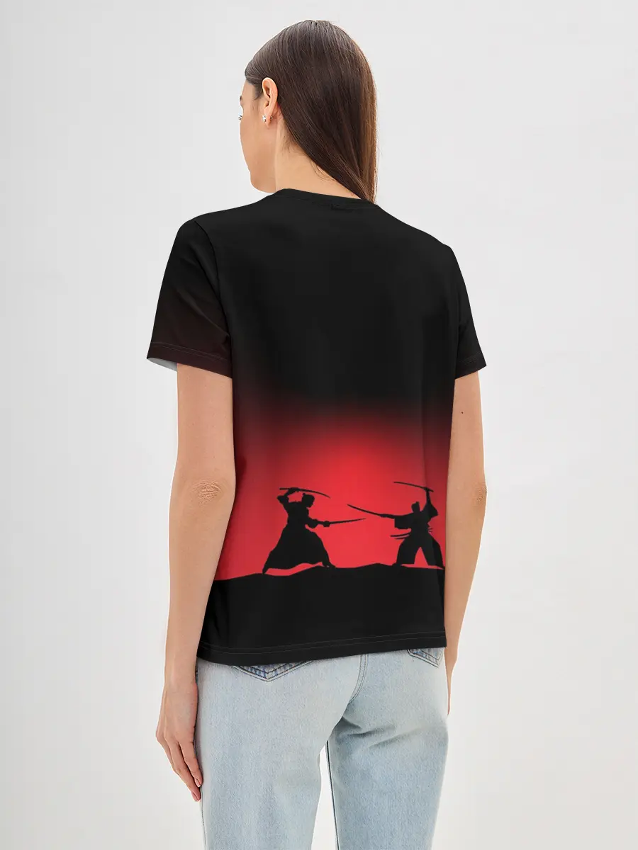 Женская базовая футболка / Путь самурая