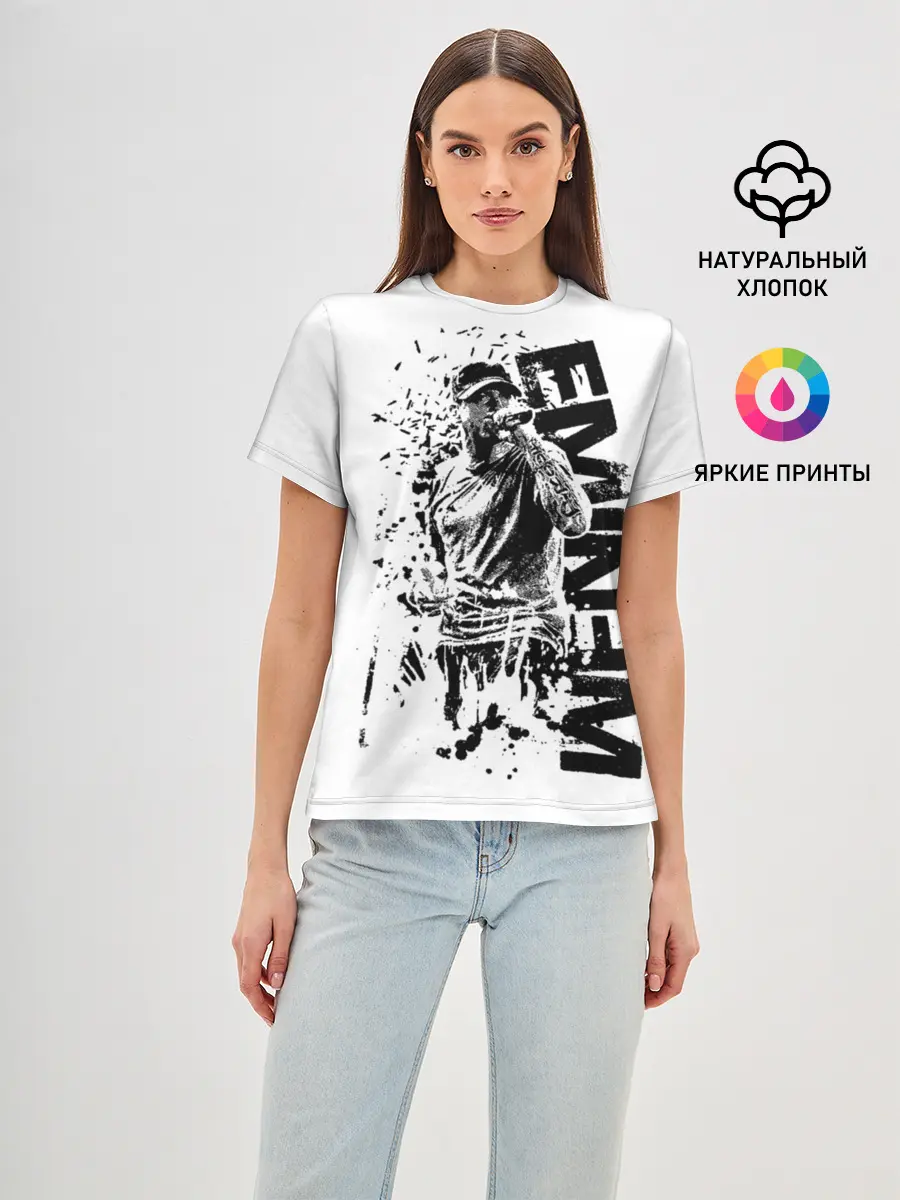 Женская базовая футболка / Eminem