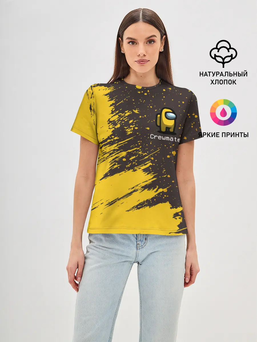 Женская базовая футболка / AMONG US / АМОНГ АС