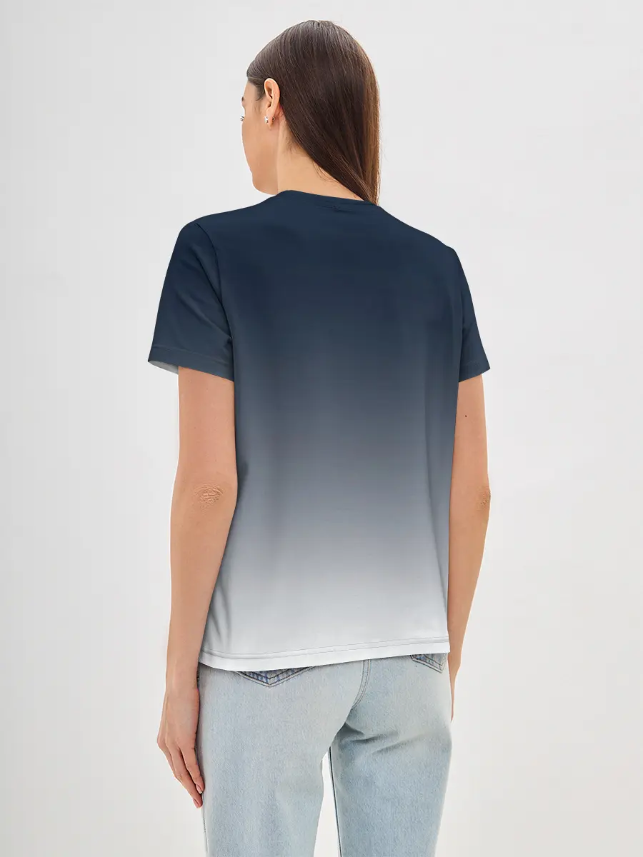 Женская базовая футболка / Градиент