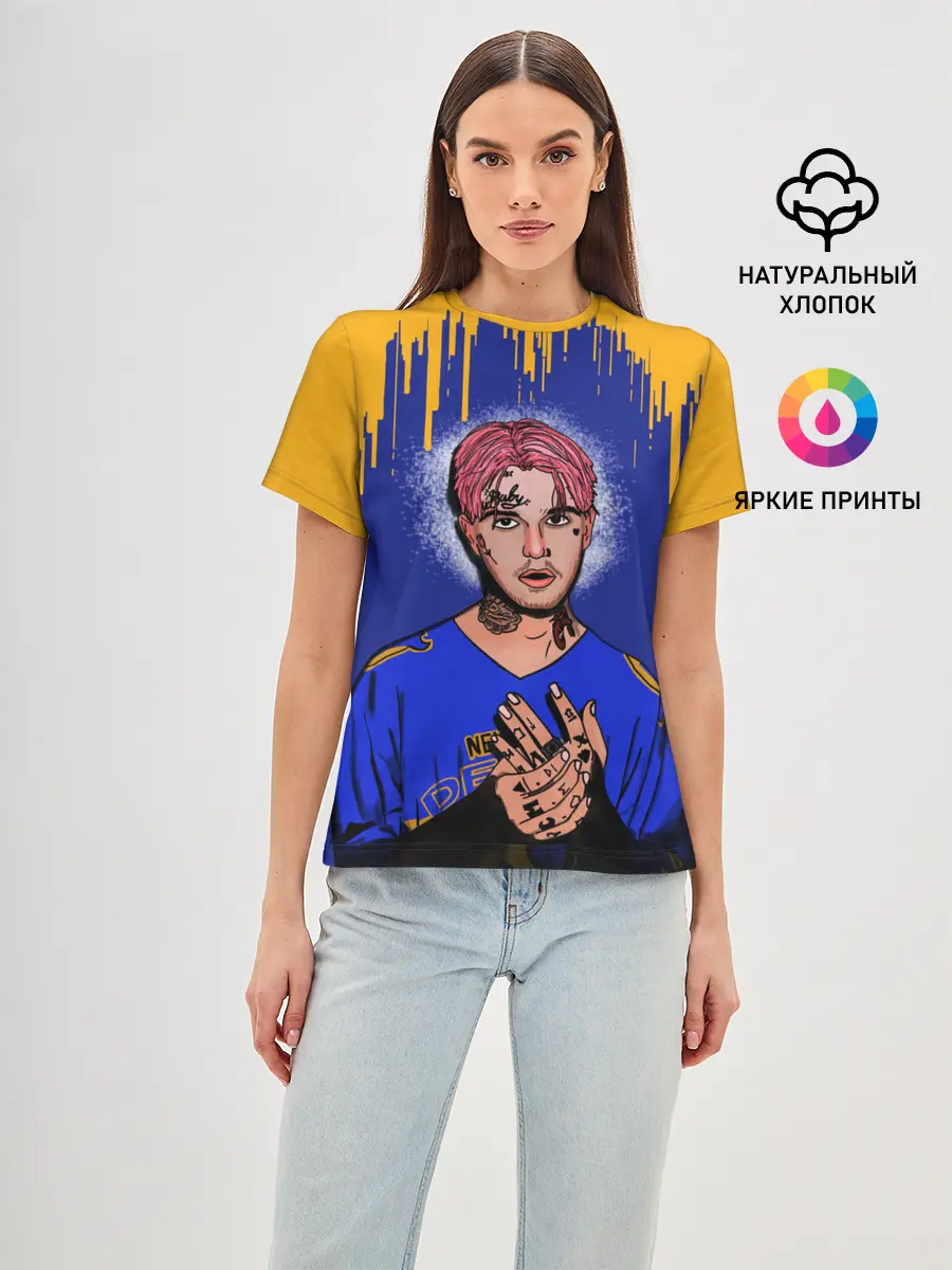 Женская базовая футболка / LIL PEEP | ЛИЛ ПИП