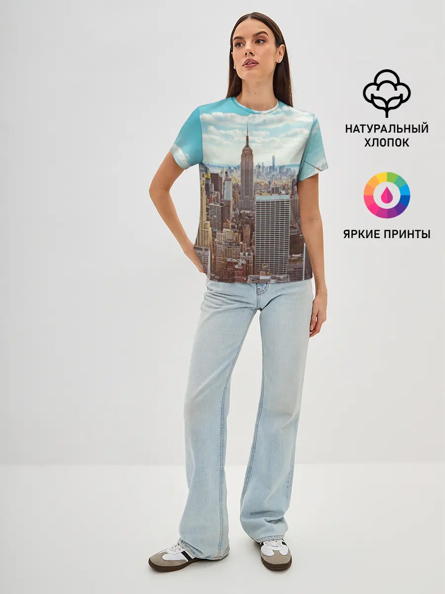 Женская базовая футболка / Столица мира