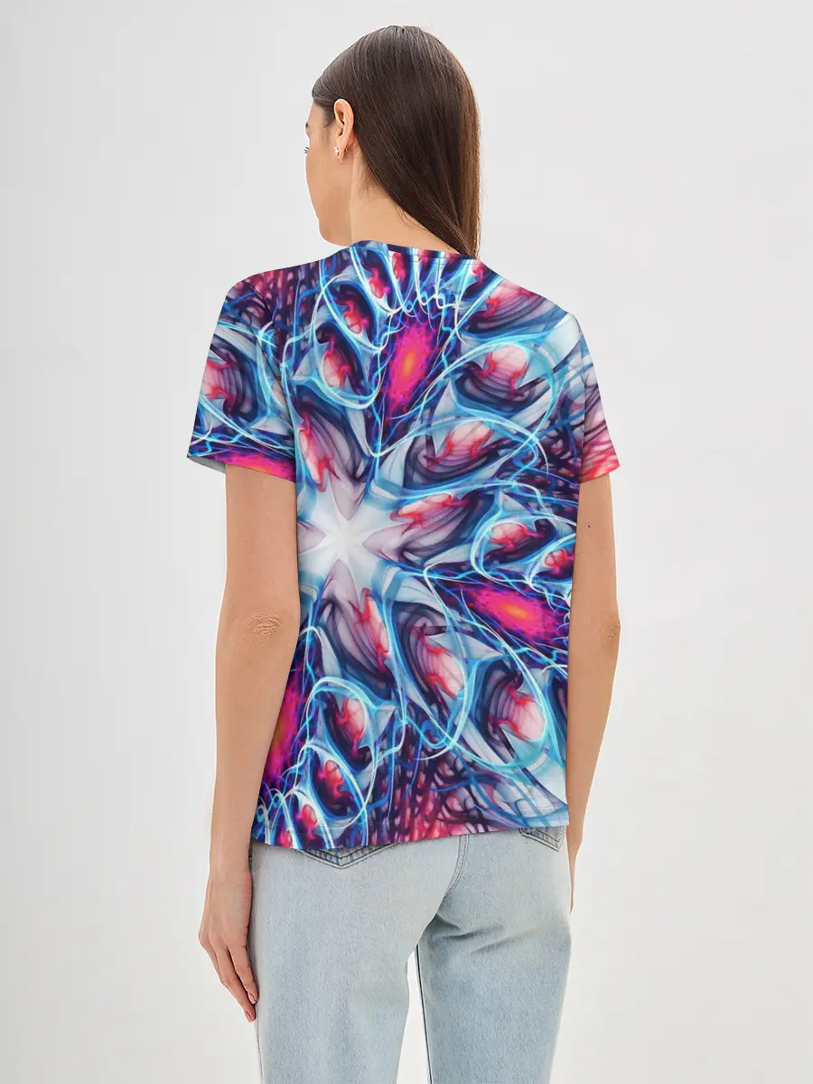 Женская базовая футболка / ABSTRACTION ILLUSION