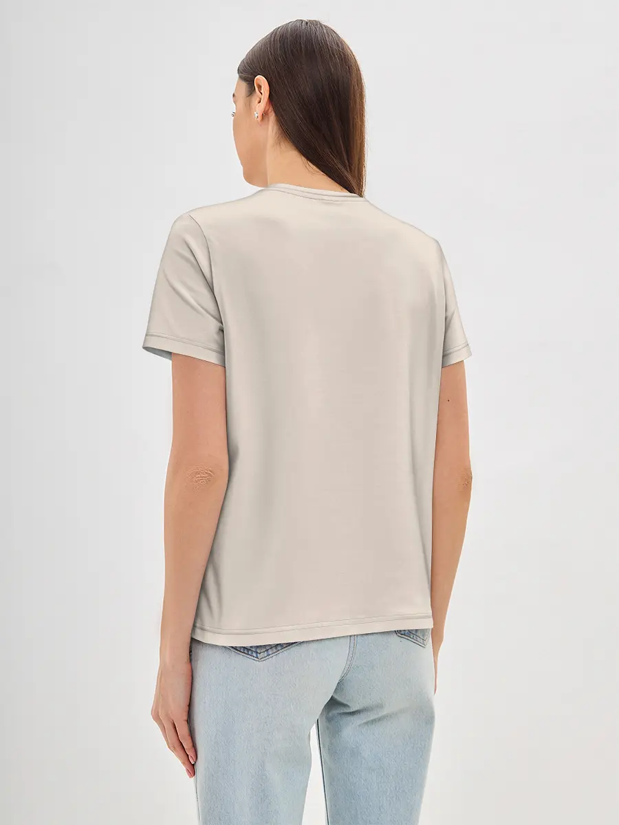 Женская базовая футболка / Pop Cat