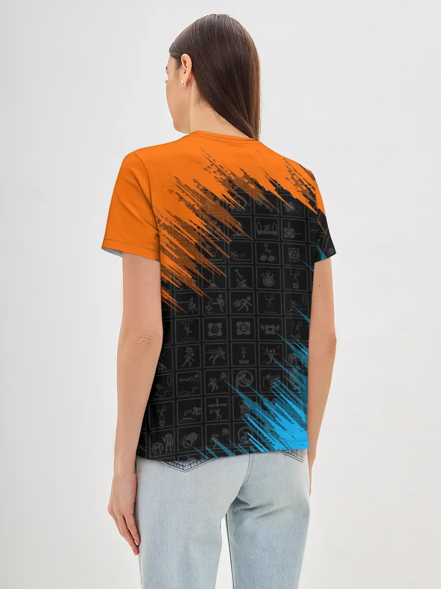 Женская базовая футболка / PORTAL 2