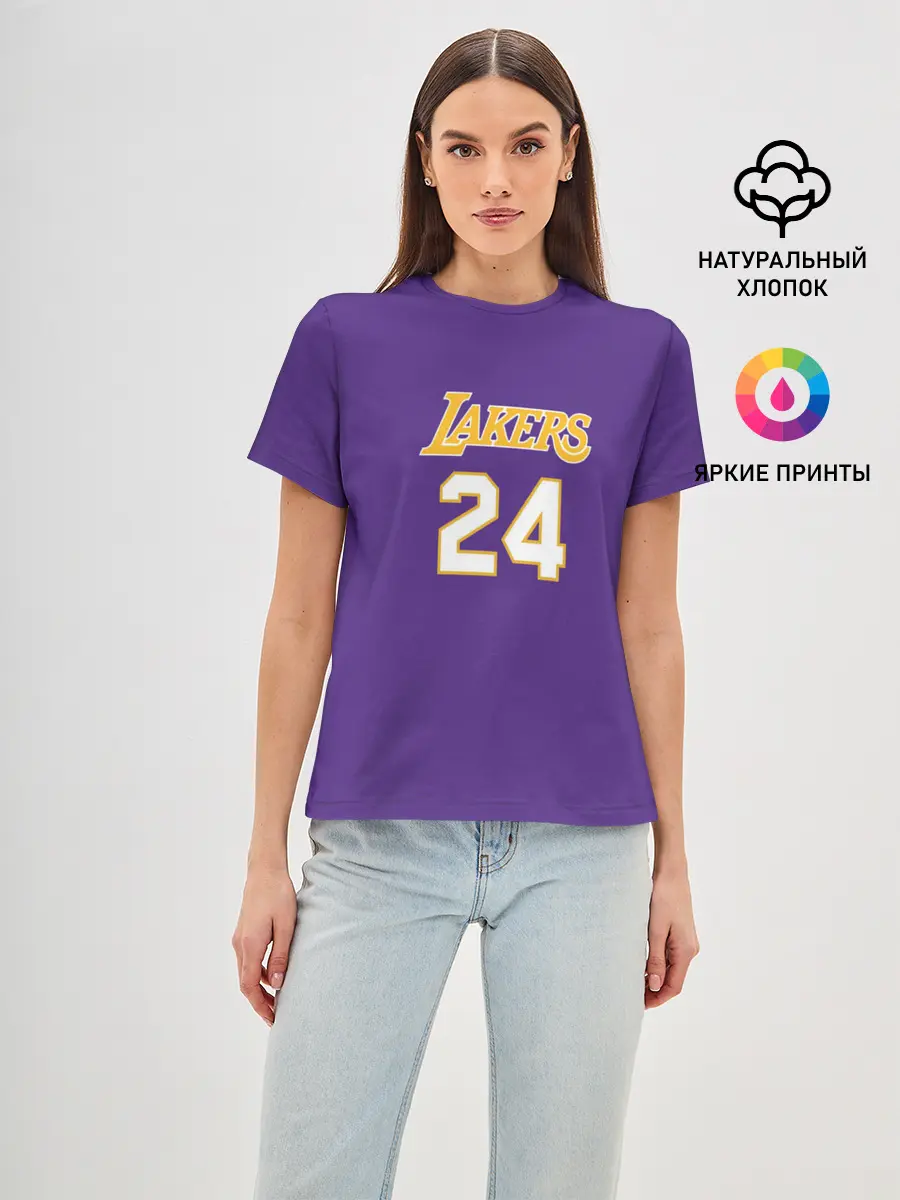 Женская базовая футболка / Los Angeles Lakers / Kobe Brya