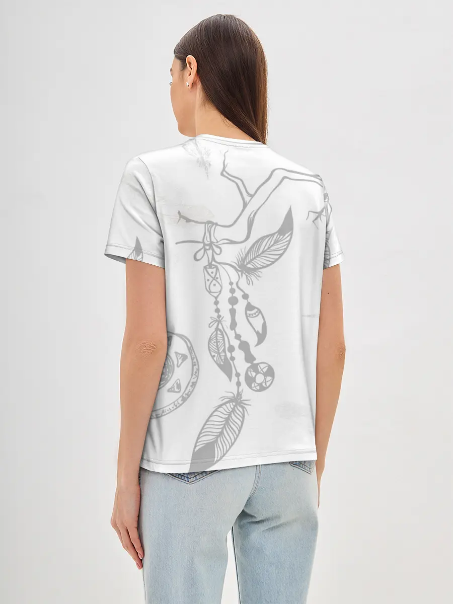 Женская базовая футболка / Волк