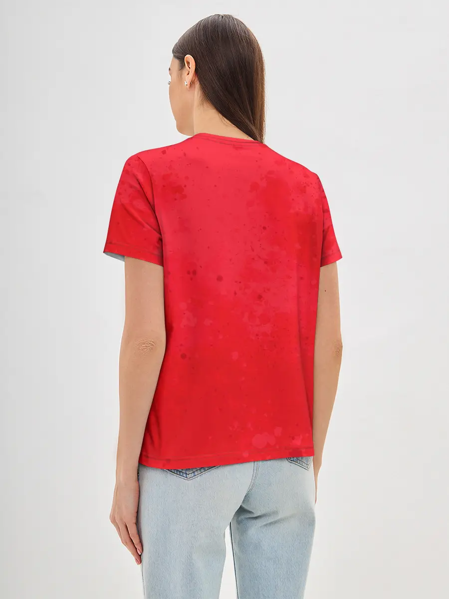 Женская базовая футболка / зеленый Кайман