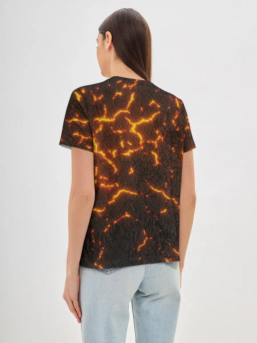 Женская базовая футболка / Помпеи 3D