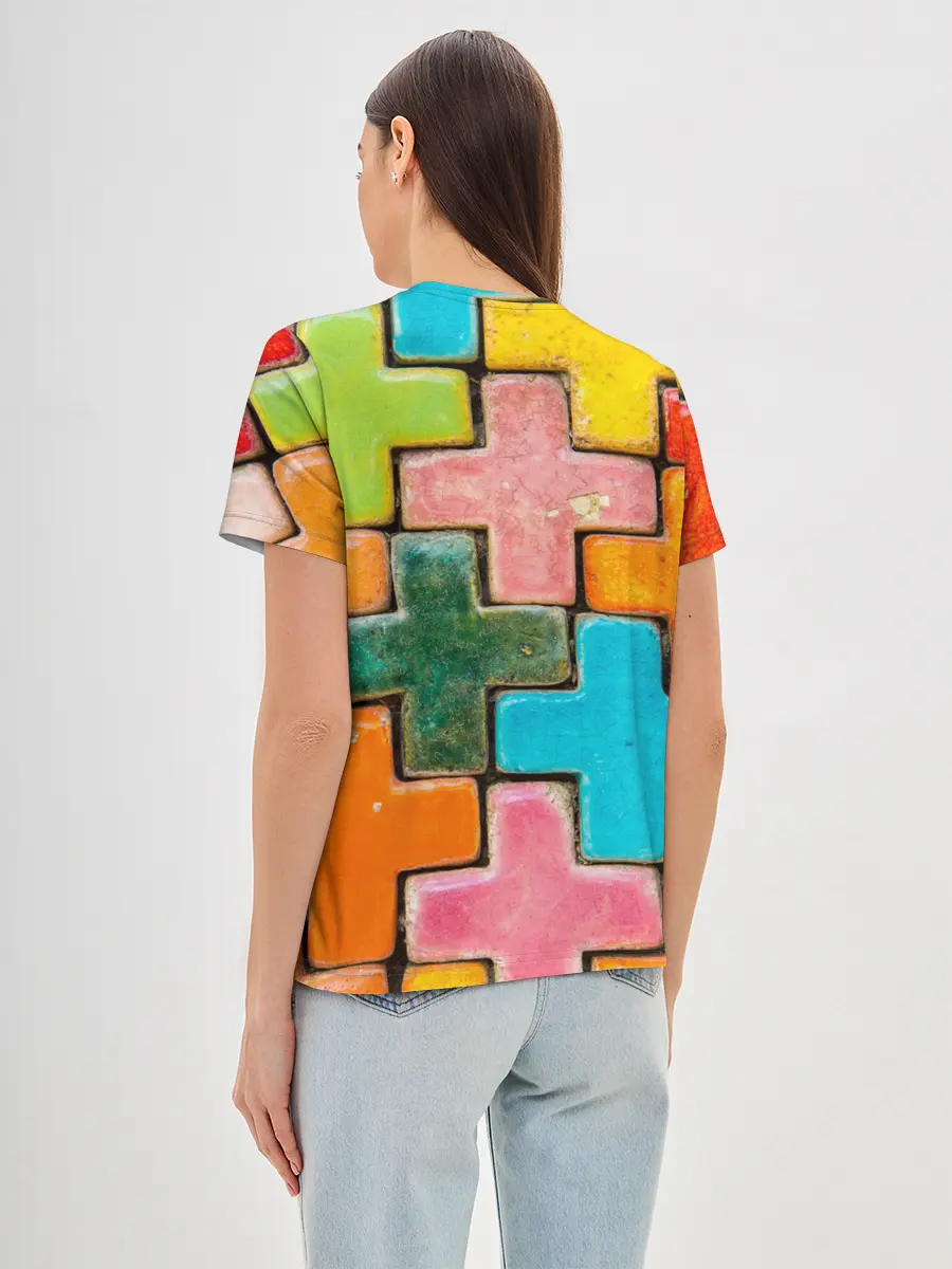 Женская базовая футболка / Крестик