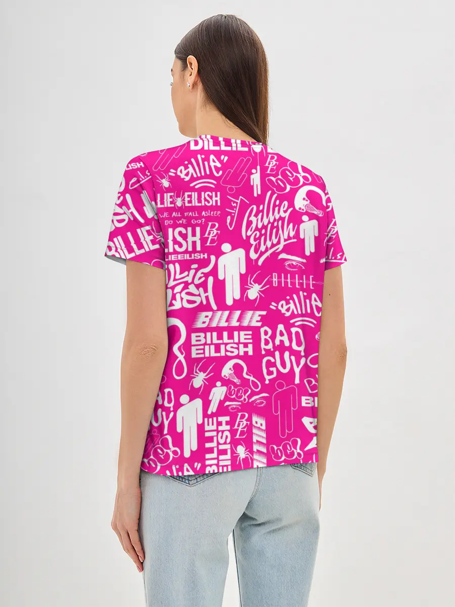 Женская базовая футболка / BILLIE EILISH | БИЛЛИ АЙЛИШ