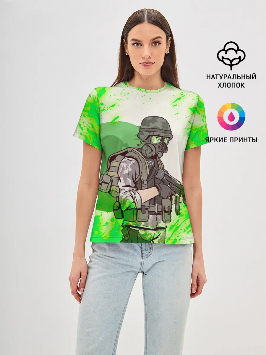 Женская базовая футболка / Opposing Force | HL