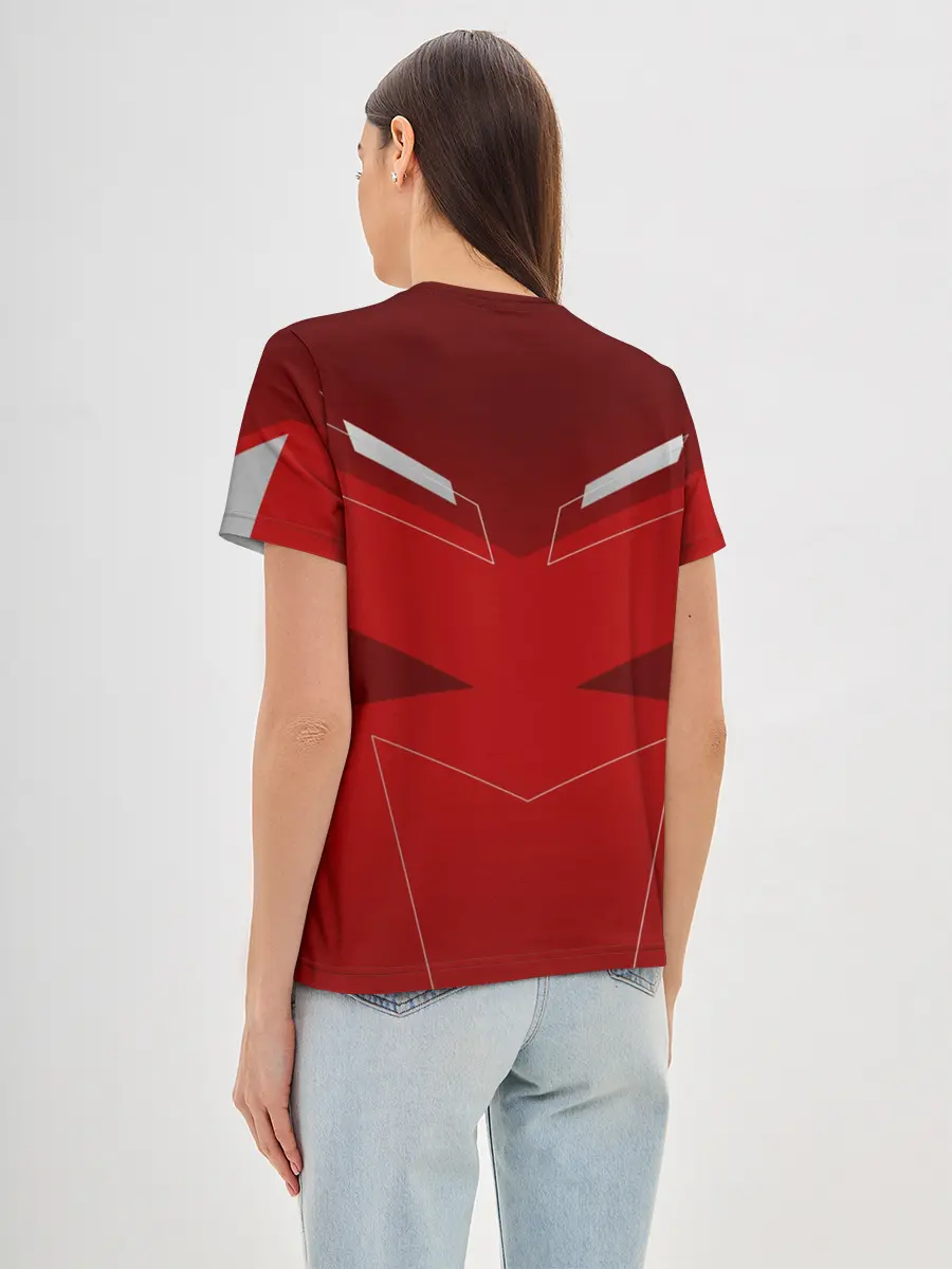 Женская базовая футболка / Red machine