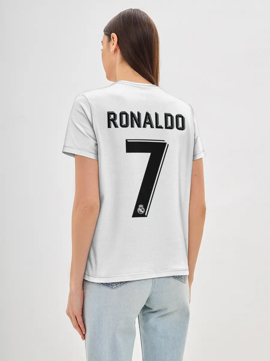 Женская базовая футболка / Криштиану Роналду Форма 18/19