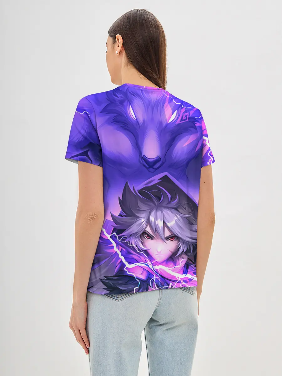 Женская базовая футболка / Рэйзор | Genshin Impact | Геншин Импакт