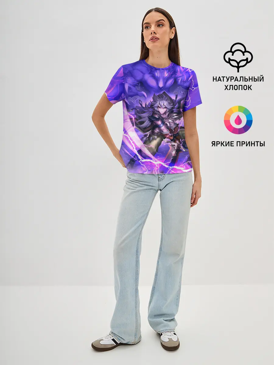 Женская базовая футболка / Рэйзор | Genshin Impact | Геншин Импакт