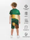 Детская пижама с шортами / GREEN GOLD 3D