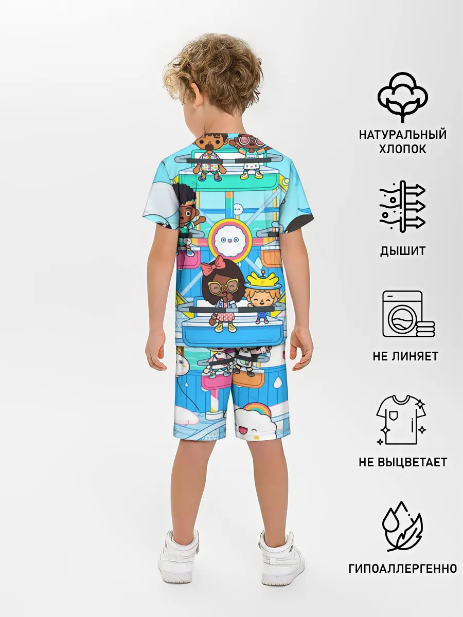 Детская пижама с шортами / Toca Boca | Тока Бока аттракцион