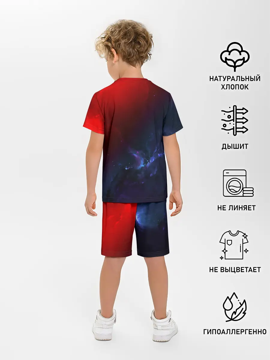 Детская пижама с шортами / Кит