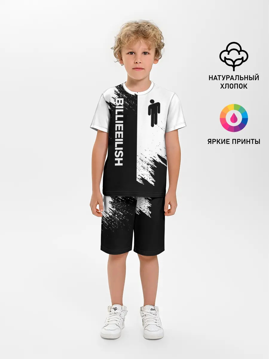 Детская пижама с шортами / BILLIE EILISH / БИЛЛИ АЙЛИШ