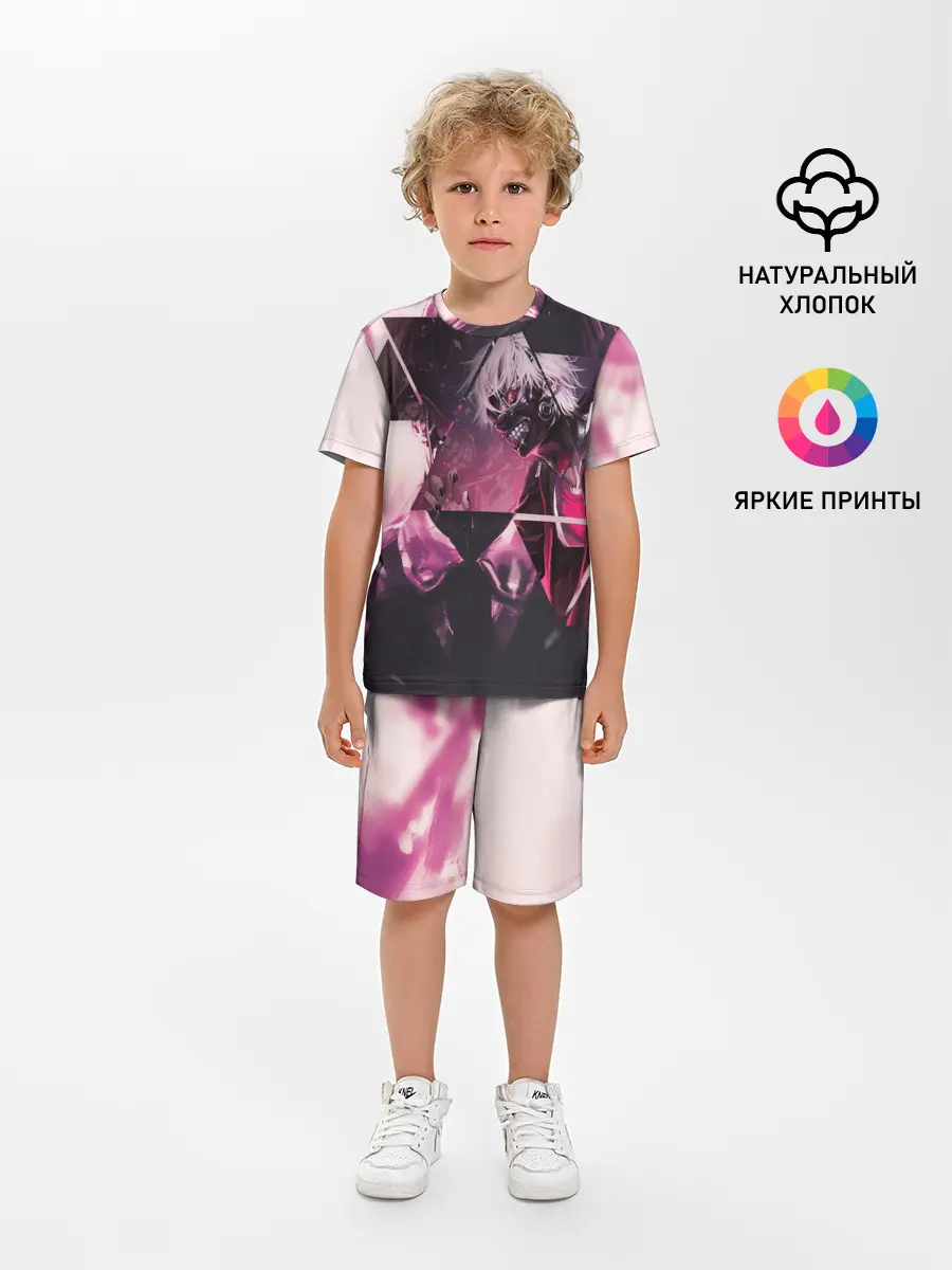 Детская пижама с шортами / Одноглазый король Канеки