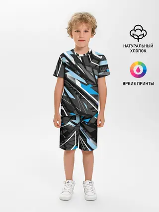 Детская пижама с шортами / Текстура. Линия. Движение