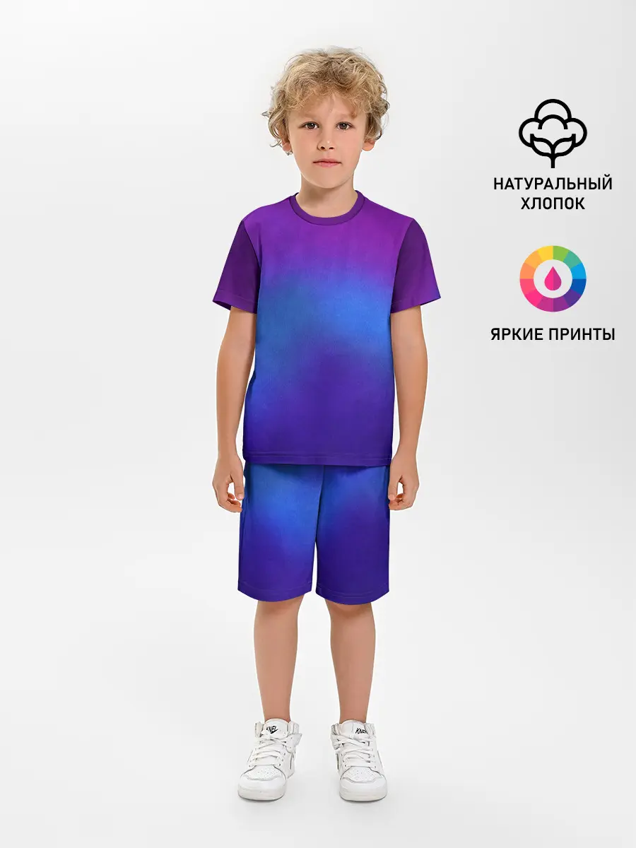 Детская пижама с шортами / Leather gradient