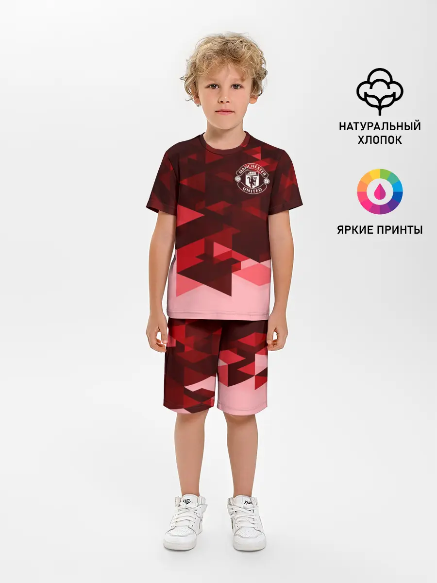 Детская пижама с шортами / Манчестер Юнайтед