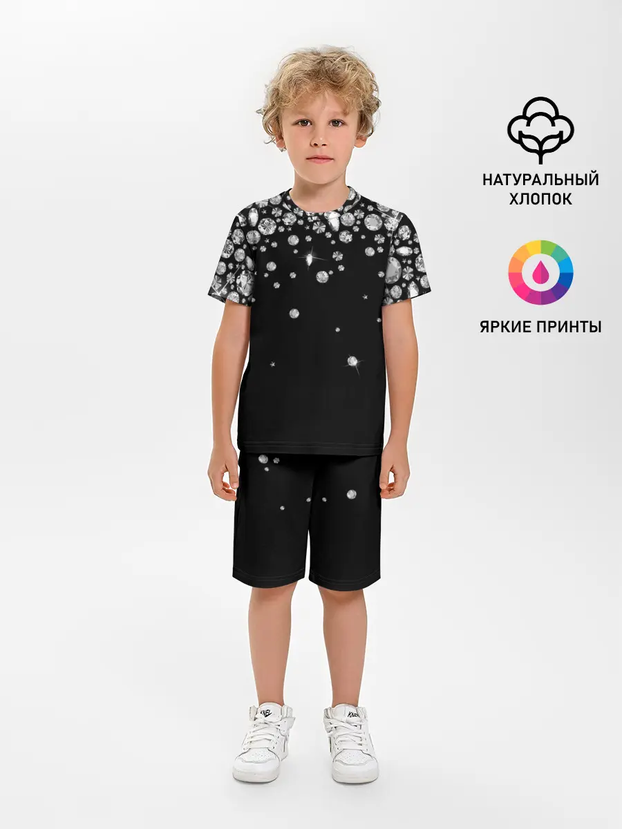Детская пижама с шортами / Бриллианты