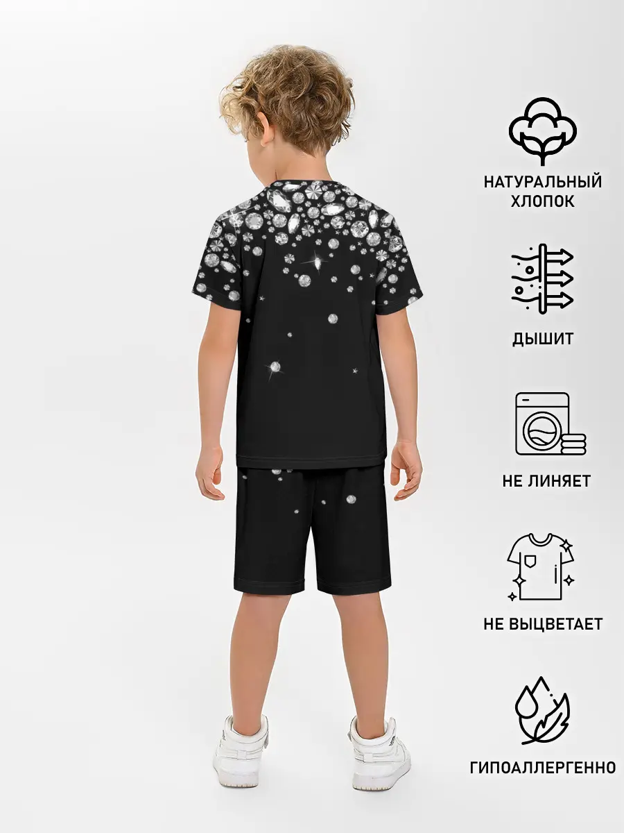 Детская пижама с шортами / Бриллианты
