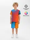Детская пижама с шортами / ГРАДИЕНТ АБСТРАКЦИЯ / GRADIENT