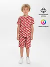 Детская пижама с шортами / YNWA красный