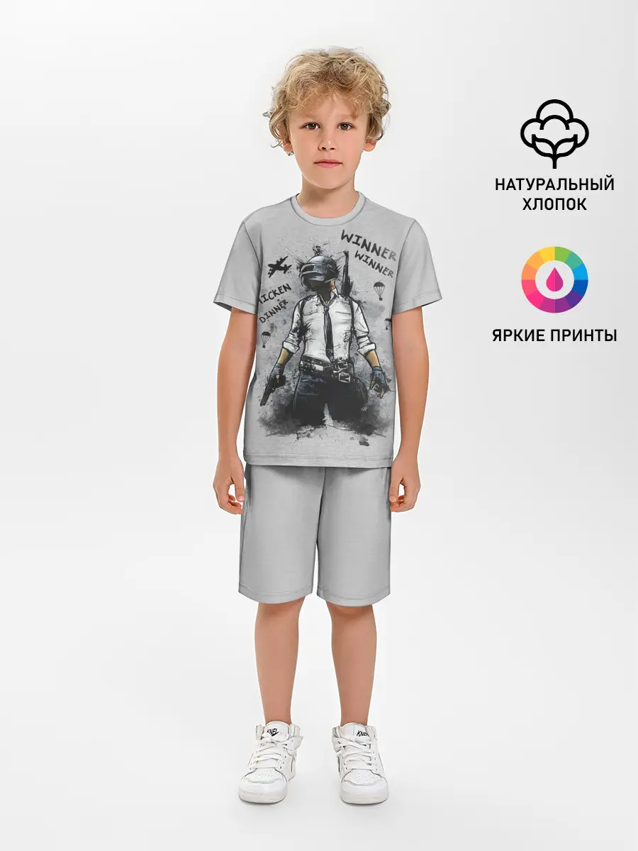 Детская пижама с шортами / PUBG