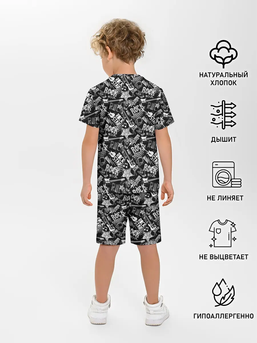 Детская пижама с шортами / Rock Star