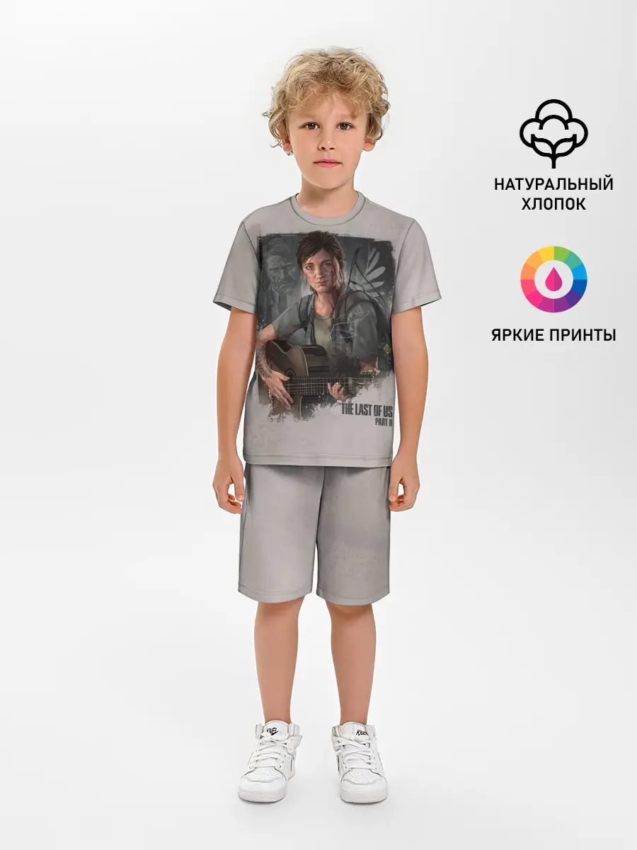 Детская пижама с шортами / Элли с гитарой