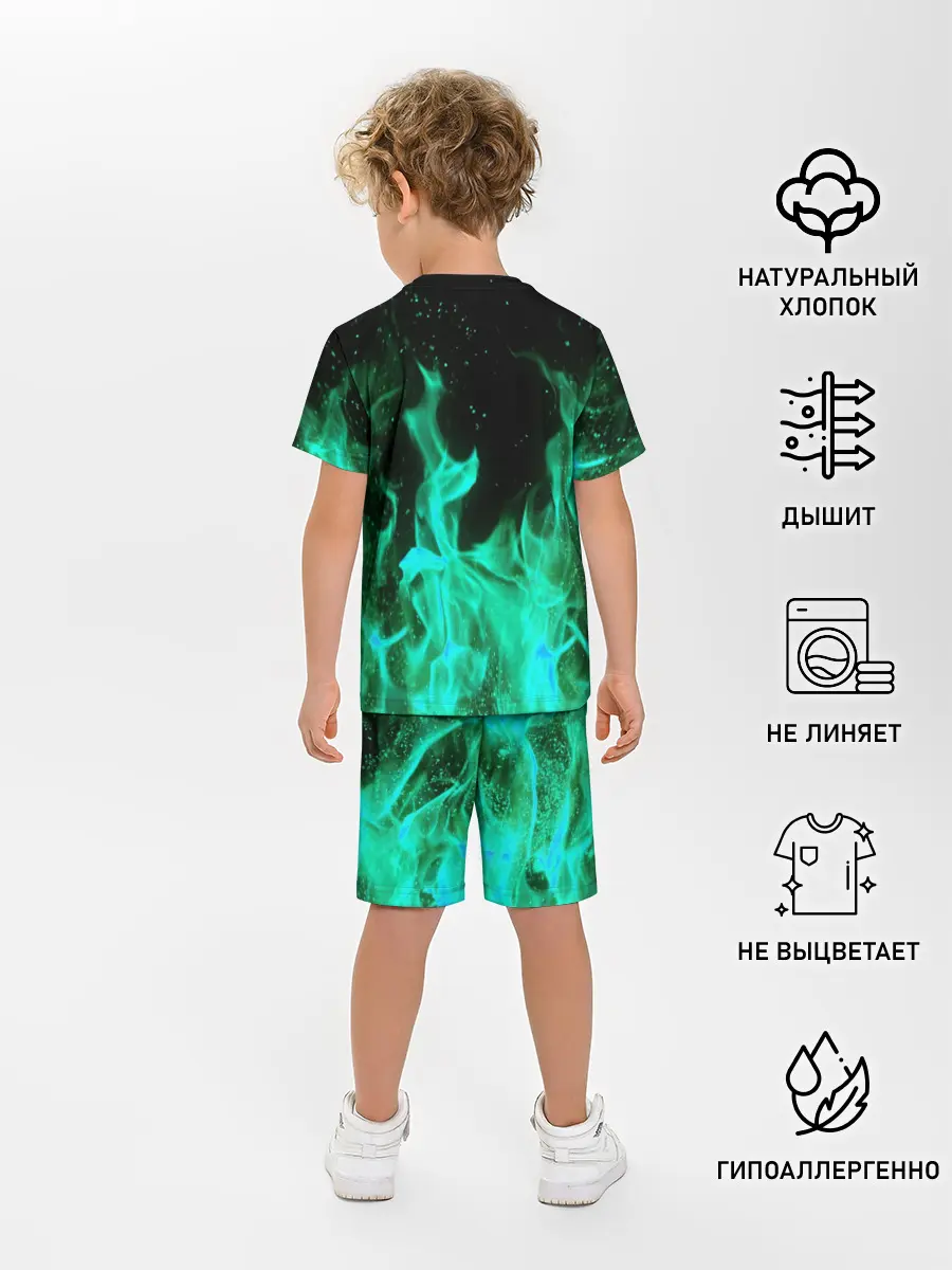 Детская пижама с шортами / CYBERPUNK 2077 | КИБЕРПАНК 2077