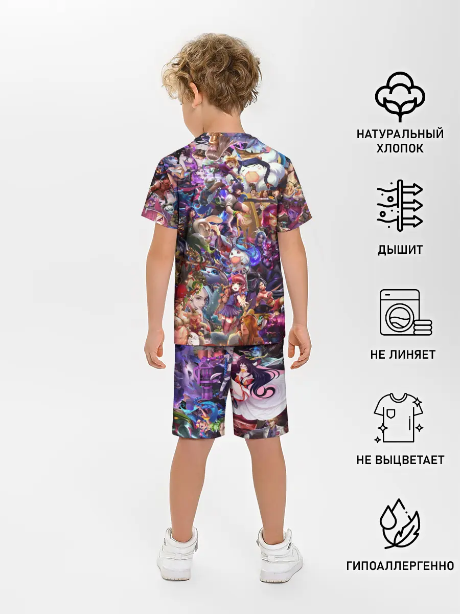 Детская пижама с шортами / League of Legends