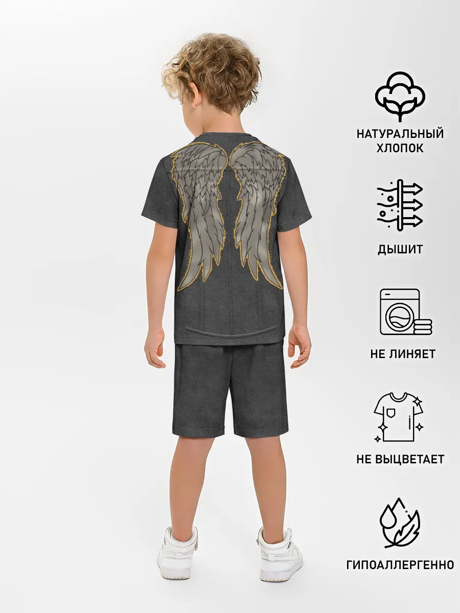 Детская пижама с шортами / Жилетка Дэрила