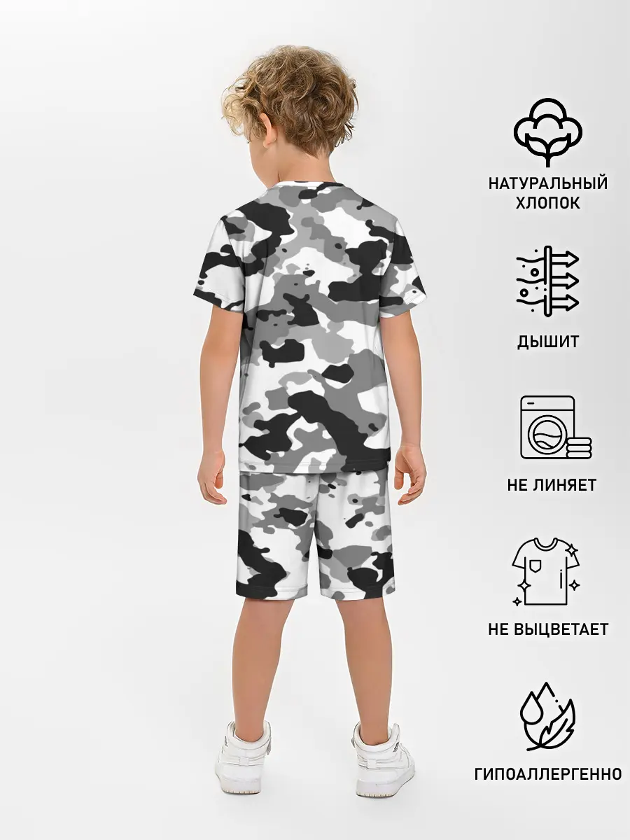 Детская пижама с шортами / FC Juventus Camouflage