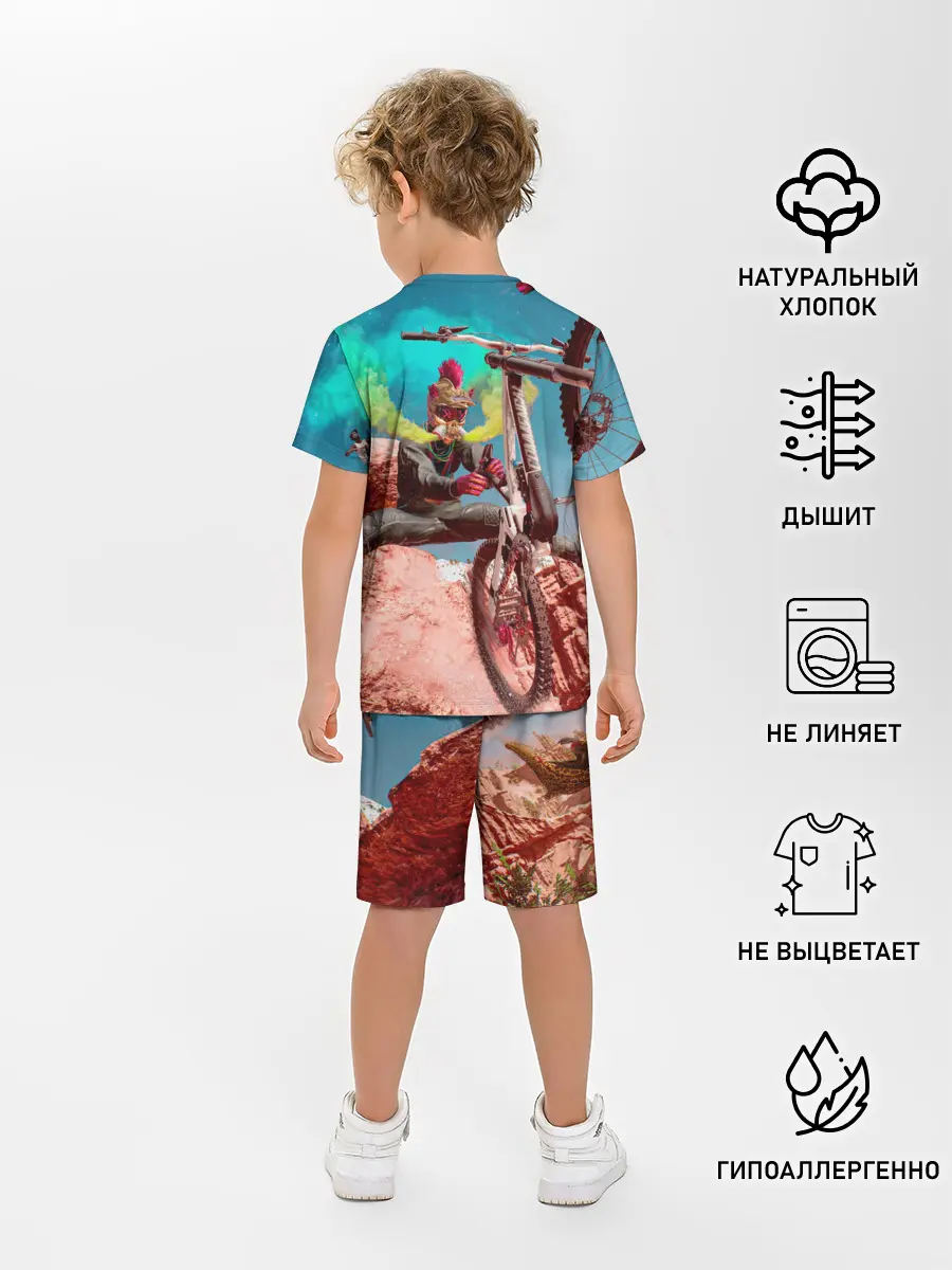 Детская пижама с шортами / Riders Republic
