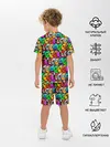 Детская пижама с шортами / GEOMETRY DASH