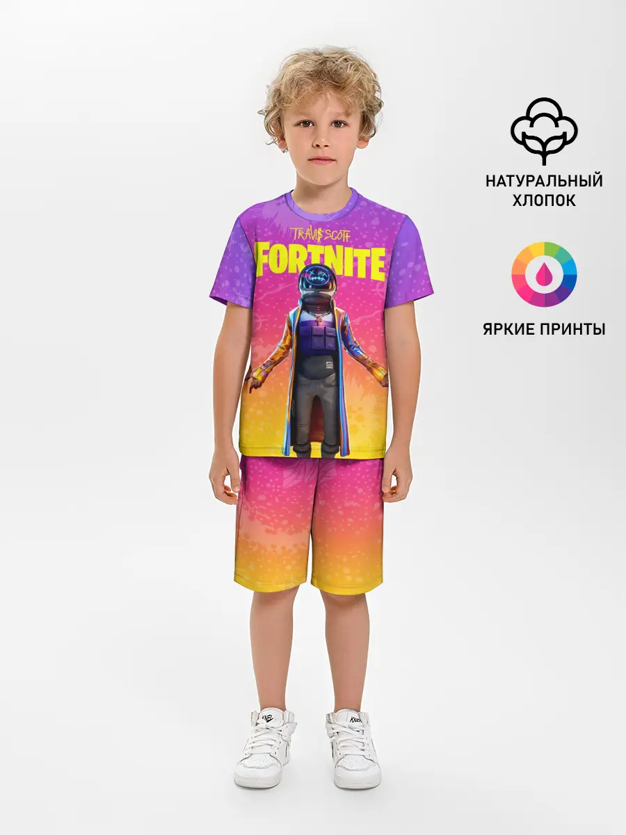 Детская пижама с шортами / TRAVIS SCOTT+FORTNITE
