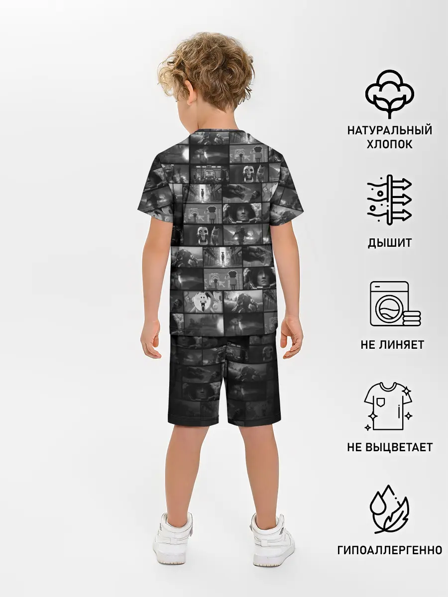 Детская пижама с шортами / LOVE DEATH ROBOTS