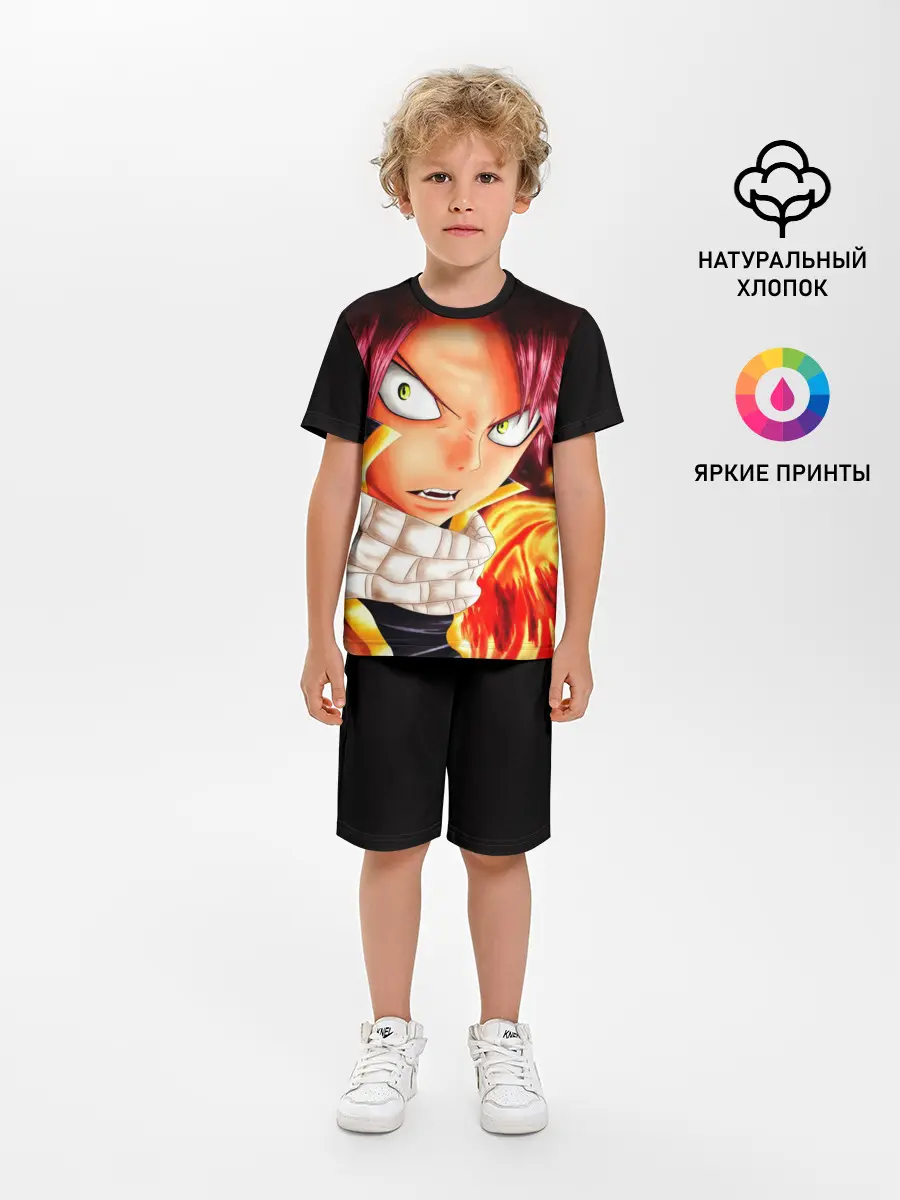 Детская пижама с шортами / Нацу Хвост Феи