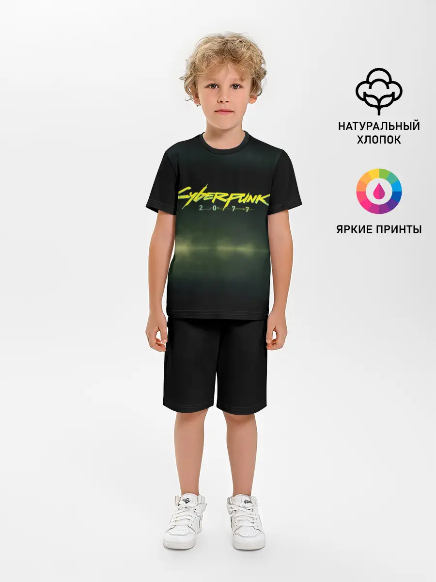 Детская пижама с шортами / Cyberpunk 2077